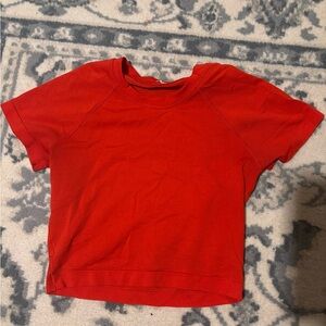 Lululemon swiftly tech cropped Short Sleeve shirt